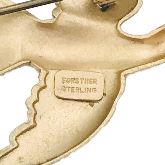 Forstner Sterling Vermeil Flying Long Tail - Picture 7 of 7